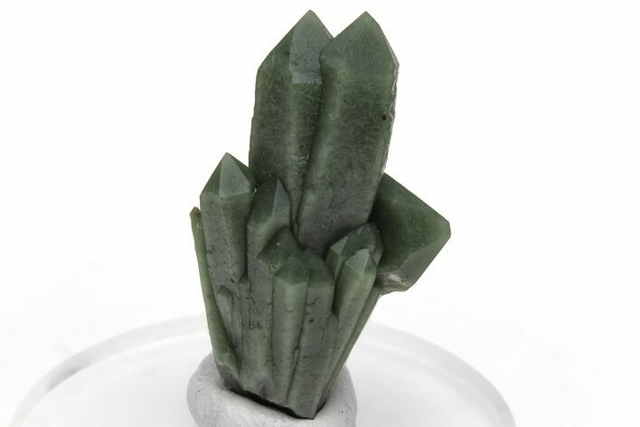 Green, Hedenbergite Included Quartz with Arsenopyrite - Mongolia #231697
